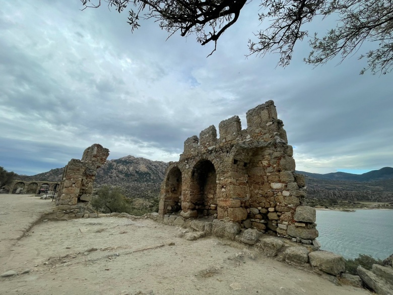 Muğla'nın Milas ilçesindeki Herakleia Antik Kentinden görüntüler