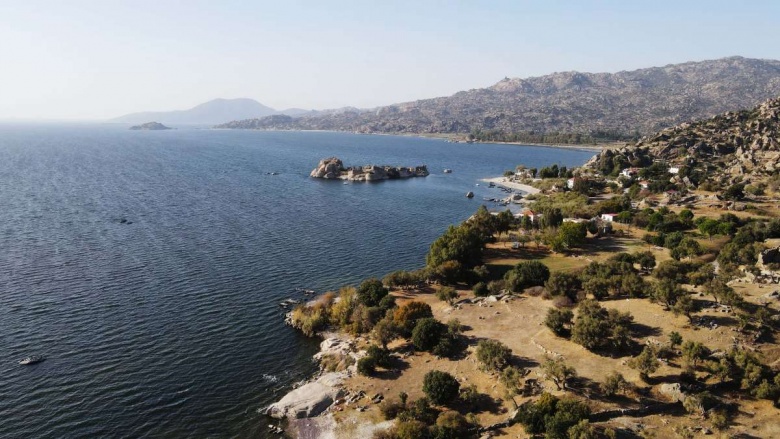 Muğla'nın Milas ilçesindeki Herakleia Antik Kentinden görüntüler