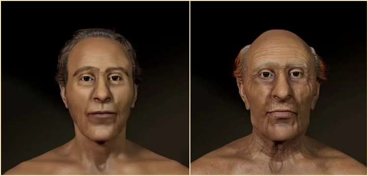 II. Ramses'in 45 ve 90 yaşındaki yüzü 3 boyutlu modelleme ile böyle canlandırıldı
