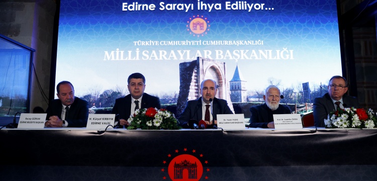 Edirne'de Sarayı Cedide-i Amire restorasyonu Milli Saraylar'a emanet