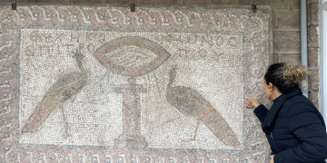 Konyada bulunan taban mozaikleri