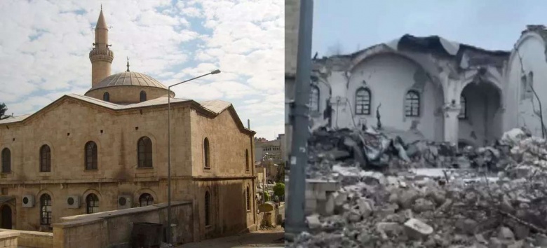 Öncesi ve sonrası ile depremde zarar gören tarihi eserler