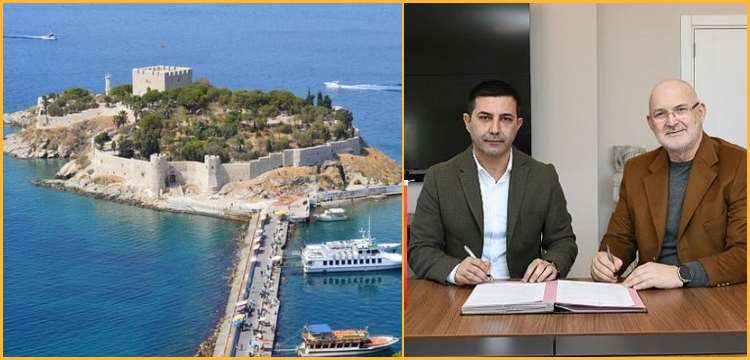 Güvercinada’da kurulacak Deniz Ticaret Tarihi Müzesi için imzalar atıldı