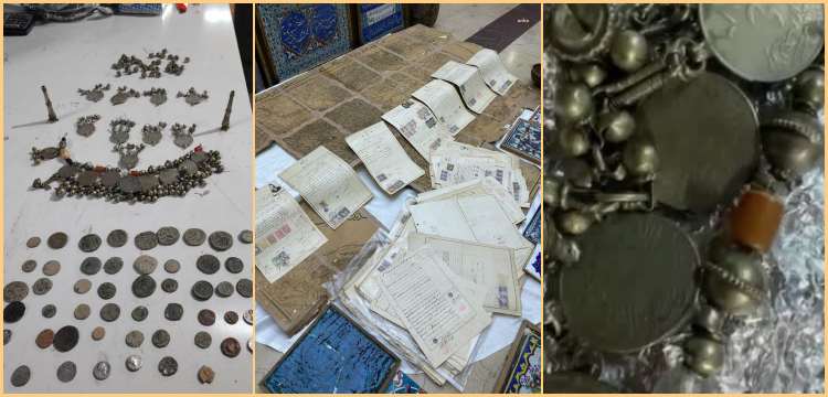 Polisler, Yıldız Sarayı'ndan çalınan kitaplar ile tarihi eserler ele geçirdi