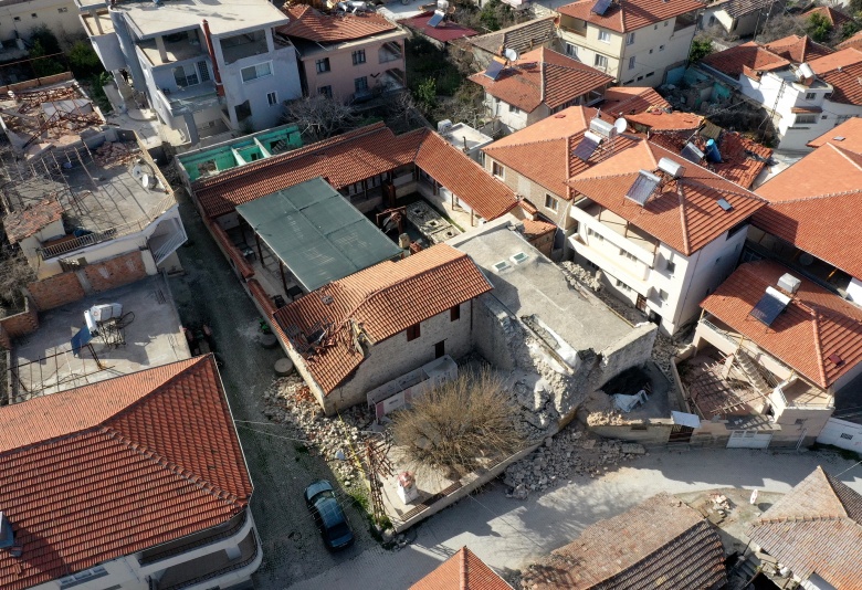 Tokaçlı Zeytin ve Zeytinyağı Müzesinin 3 asırlık binası da depremde hasar gördü