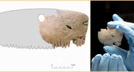 İngilterede insan kafatasından yapılmış 2 bin yıllık kemik tarak bulundu