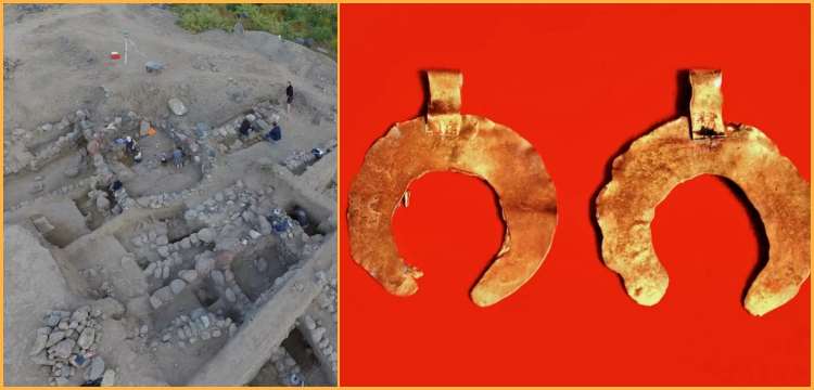 Ermenistan’da bir mezarda iki iskelet ve 3 altın kolye bulundu