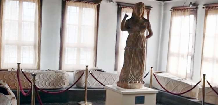 Yozgat Arkeoloji Müzesi'nde Demeter Heykeli'ne özel oda tahsis edildi