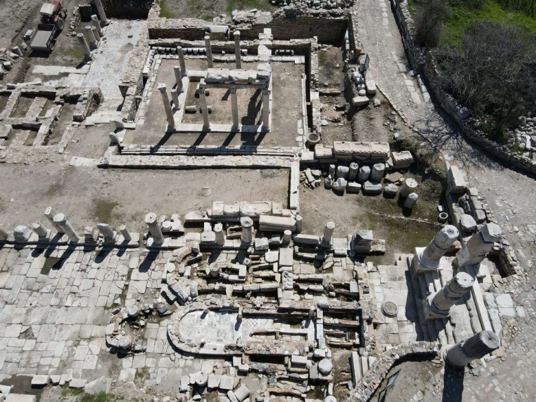 Stratonikeia antik kenti arkeoloji kazılarından yeni görüntüler