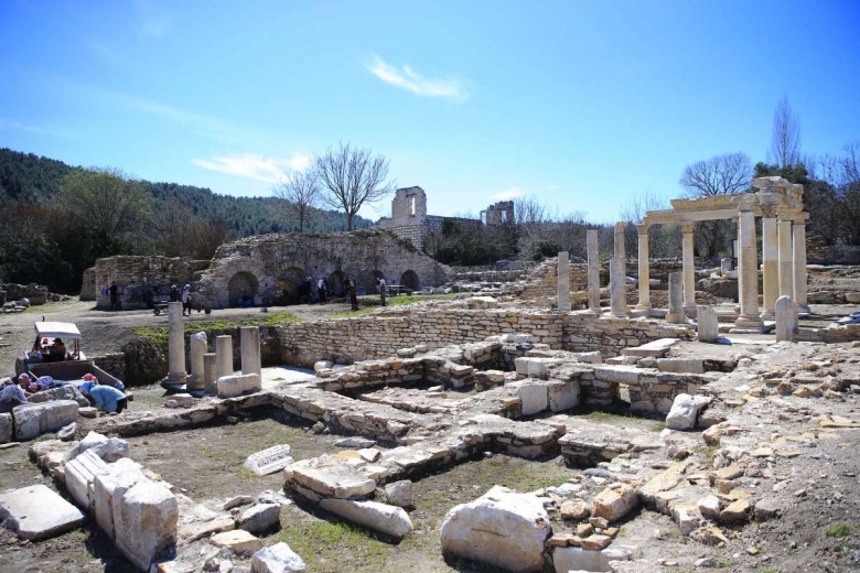 Stratonikeia antik kenti arkeoloji kazılarından yeni görüntüler