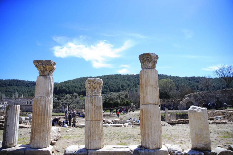 Stratonikeia antik kenti arkeoloji kazılarından yeni görüntüler