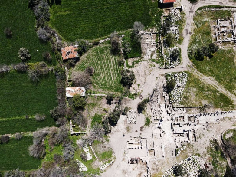 Stratonikeia antik kenti arkeoloji kazılarından yeni görüntüler