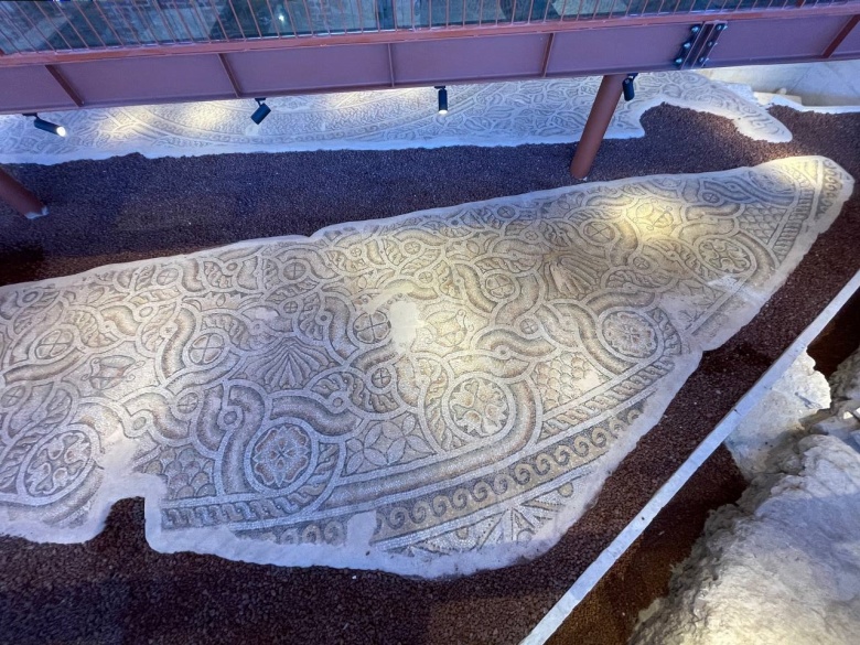 Kazlıçeşme Mozaik Müzesi'nin açılışı için son hazırlıklar yapılıyor