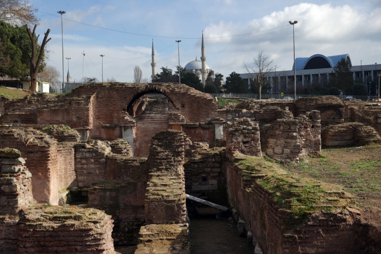 Saraçhane Arkeoloji Parkı'ndaki kazılardan yeni görüntüler