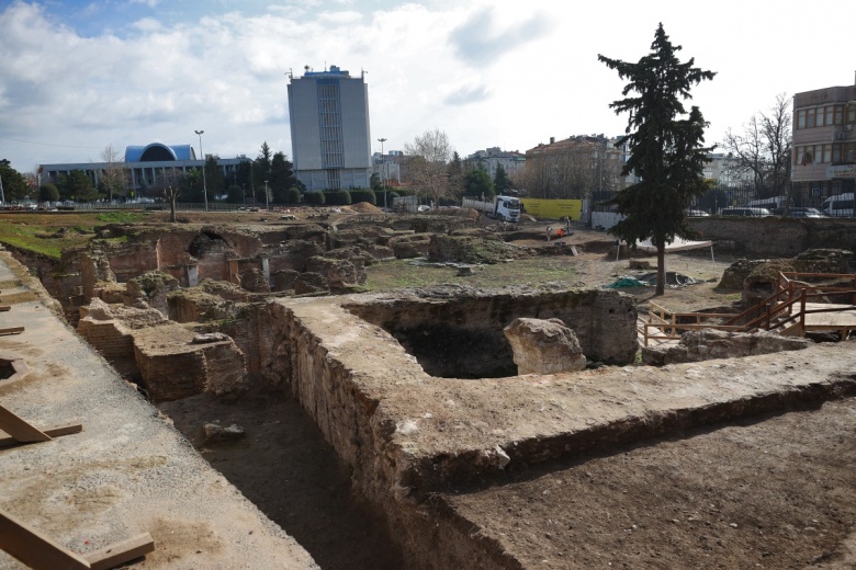 Saraçhane Arkeoloji Parkı'ndaki kazılardan yeni görüntüler