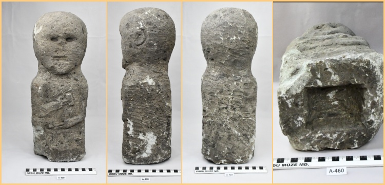 Ordu Müzesindeki kadeh tutan Balbal heykelciğinin sırrı çözülmeye çalışılıyor