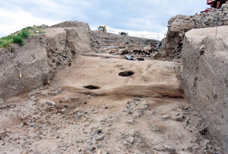 Büklükale'de arkeoloji kazılarından fotoğraflar