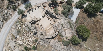 Muğlada arkeologlar yaklaşık 1600 yıllık bir balıkçı evini gün yüzüne çıkardılar
