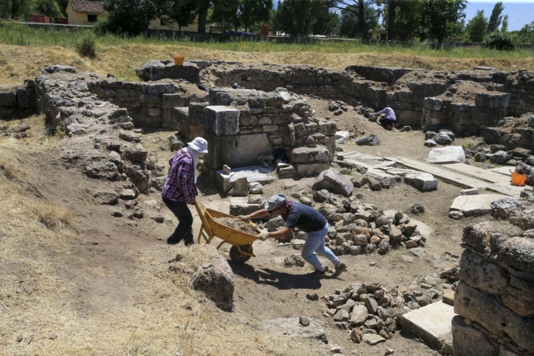 Sebaste Antik Kenti 2023 yılı arkeoloji kazılarından görüntüler