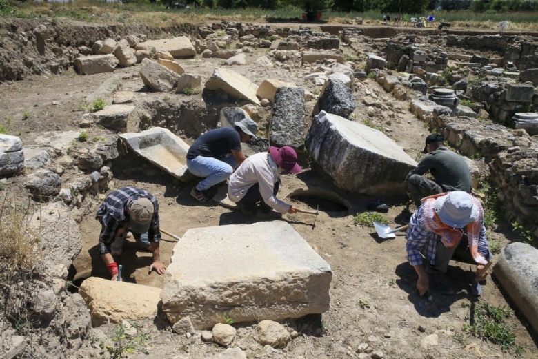 Sebaste Antik Kenti 2023 yılı arkeoloji kazılarından görüntüler