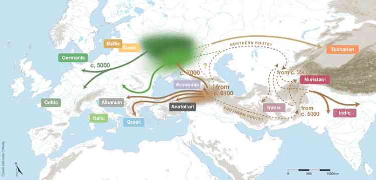 First Indo-European language may have been spoken by farmers in southern of Anatolia
