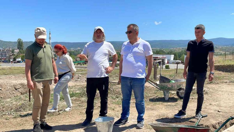 Pompeiopolis Antik Kenti 2023 yılı arkeoloji kazısından fotoğraflar