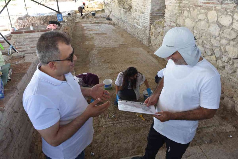 Pompeiopolis Antik Kenti 2023 yılı arkeoloji kazısından fotoğraflar