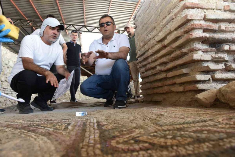 Pompeiopolis Antik Kenti 2023 yılı arkeoloji kazısından fotoğraflar