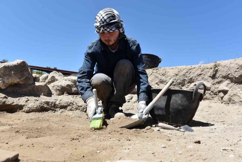 Pompeiopolis Antik Kenti 2023 yılı arkeoloji kazısından fotoğraflar