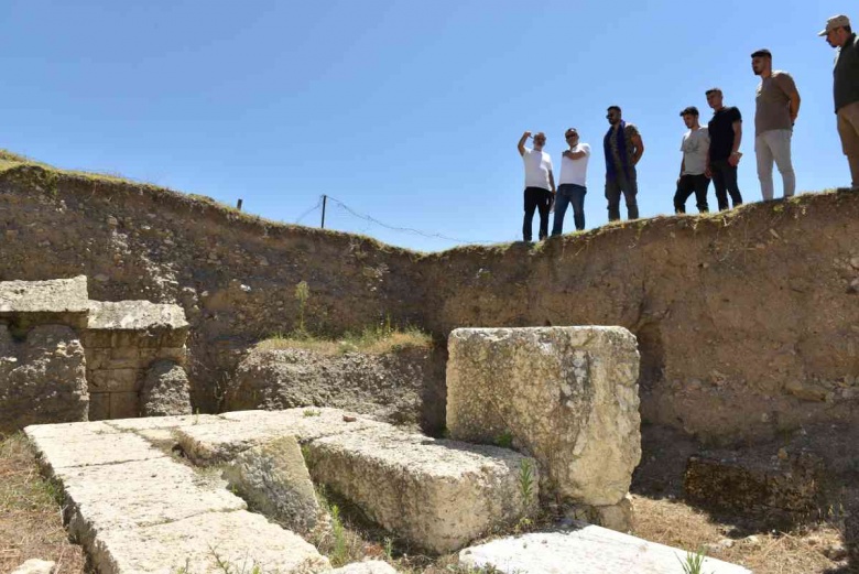 Pompeiopolis Antik Kenti 2023 yılı arkeoloji kazısından fotoğraflar