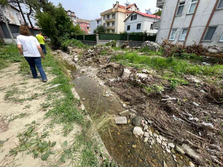 Amasra'da sel suları Roma dönemi su kanalı kalıntıları ortaya çıktı