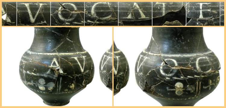 Arkeologlar Belçika'da 'kendini eğlendir' yazan Roma vazoları buldular