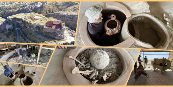 Harput Kalesi arkeoloji kazılarında saray mutfağı bulundu
