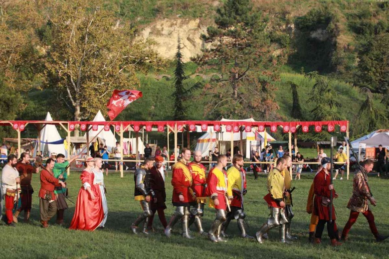 Belgrad Beyaz Kartallar Ortaçağ Festivali'nden manzaralar