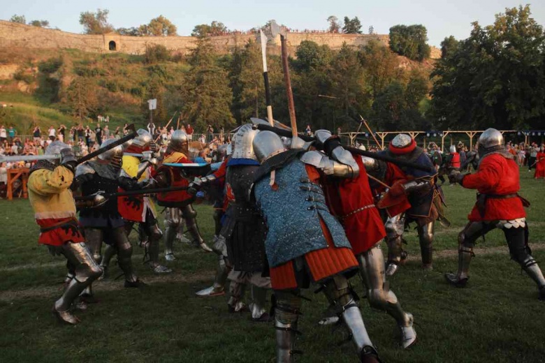 Belgrad Beyaz Kartallar Ortaçağ Festivali'nden manzaralar