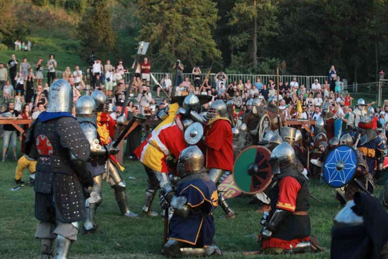 Belgrad Beyaz Kartallar Ortaçağ Festivali'nden manzaralar