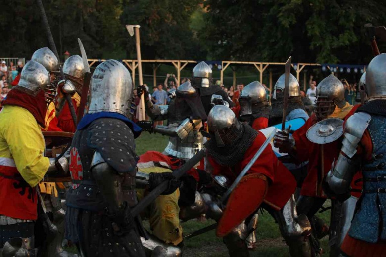 Belgrad Beyaz Kartallar Ortaçağ Festivali'nden manzaralar