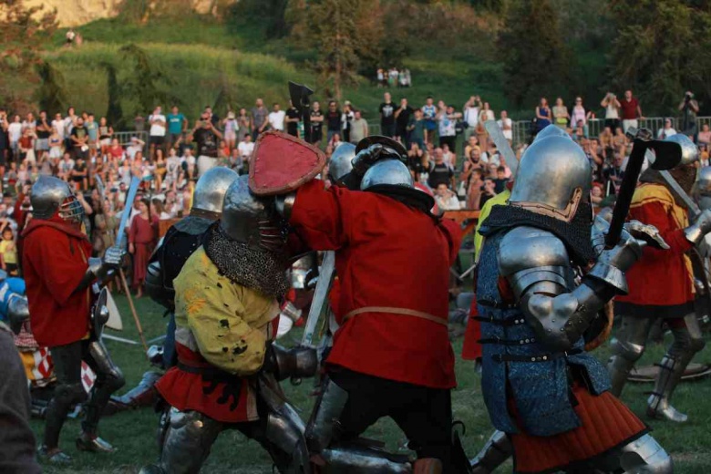 Belgrad Beyaz Kartallar Ortaçağ Festivali'nden manzaralar