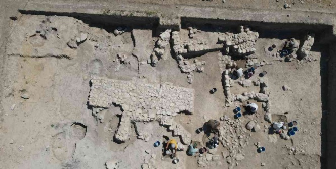 Karadenizdeki Hitit Kenti Nerik arkeoloji kazılarından manzaralar