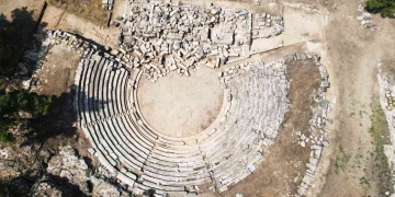 Hyllarima Antik Kentinde Roma döneminde çok yıkıcı bir deprem yaşandığı anlaşılıyor