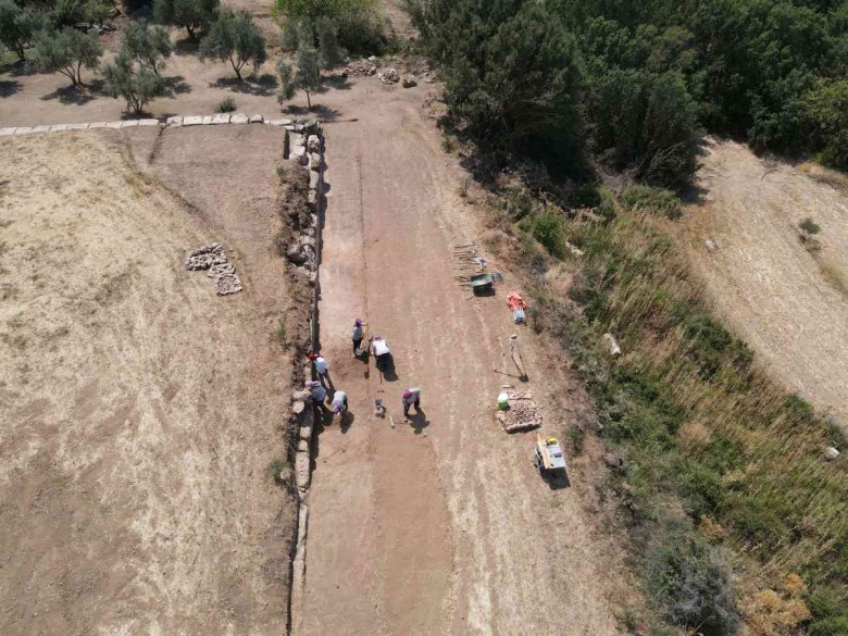 Hyllarima Antik Kenti arkeoloji kazılarda deprem izlerine rastlandı