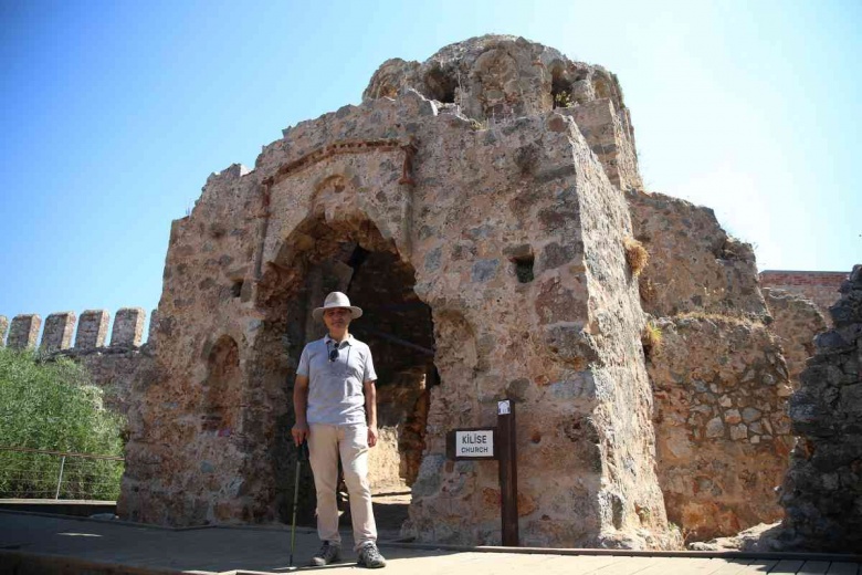 Alanya Kalesi'ndeki şapel Selçukluların hoşgörü kültürünü günümüze taşıyor