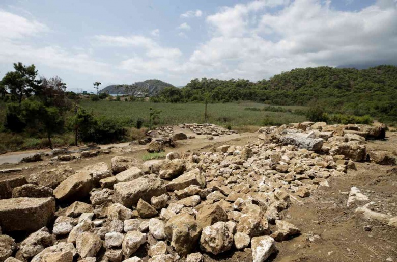 Phaselis Antik Kenti 2023 arkeoloji kazılarından görüntüler