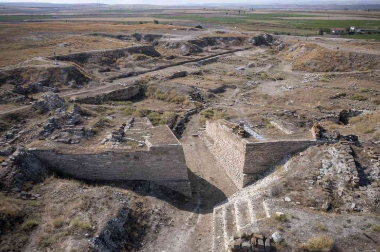 UNESCO Dünya Mirası Listesi'ne Gordion Antik Kenti'nden manzaralar