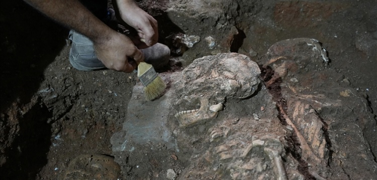A woman and a child Neanderthal remains over 50,000 years old discovered in Barcelona