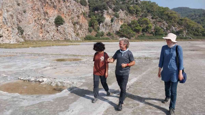 İztuzu Plajı'ndaki antik Kaunos tuzlasının 2 bin yıldır işlevini kaybetmediği anlaşıldı