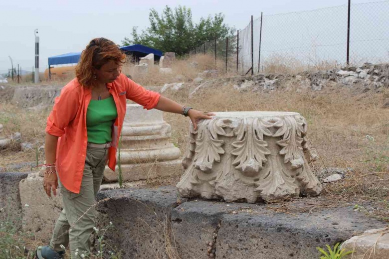 Hatay'daki Epiphaneia Antik Kenti'nden manzaralar