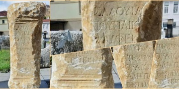 Kastamonuda arkeolojik kurtarma kazısında Roma dönemine ait mezar steli bulundu