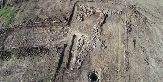 Samsunda inşaat kazısından Helenistik ve Roma dönemlerine ait yerleşke çıktı