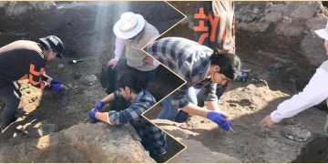 Kültepede arkeologlar 4 bin yıllık hasırı topraktan müzeye nasıl taşıyacaklarını düşünüyor!
